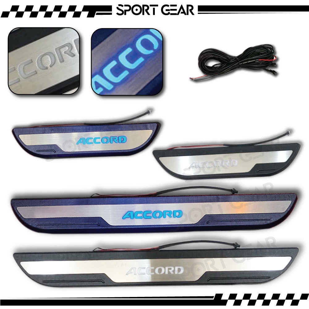 Car Side Sill Plate Honda Accord 2013 2022 LED Door Side Sill Step