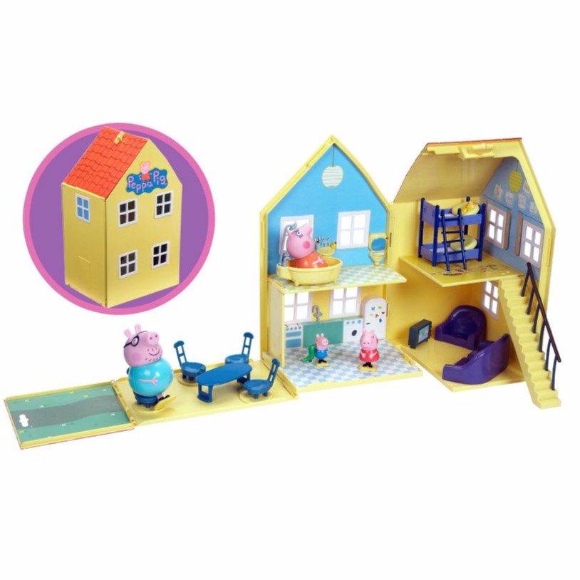 peppa pig's deluxe house playset