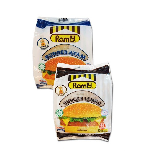 Buy 100 Original Ramly Burger Ayam Chicken Lembu Beef 300g 6 X 50g 360g 6 X 60g 420g 6 X 70g Klang Valley Seetracker Malaysia