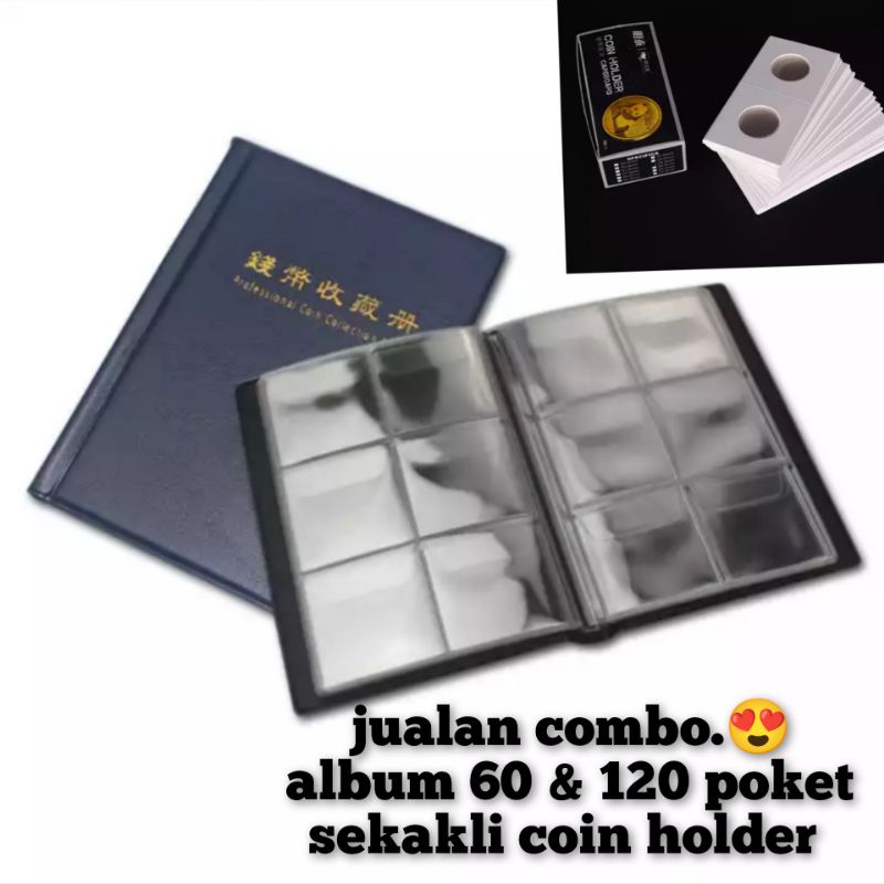 Jualan Combo Album Coin Sekali Dengan Coin Holder Duit Syiling Lama Album Duit Album Duit Syiling Duit Lama Shopee Malaysia