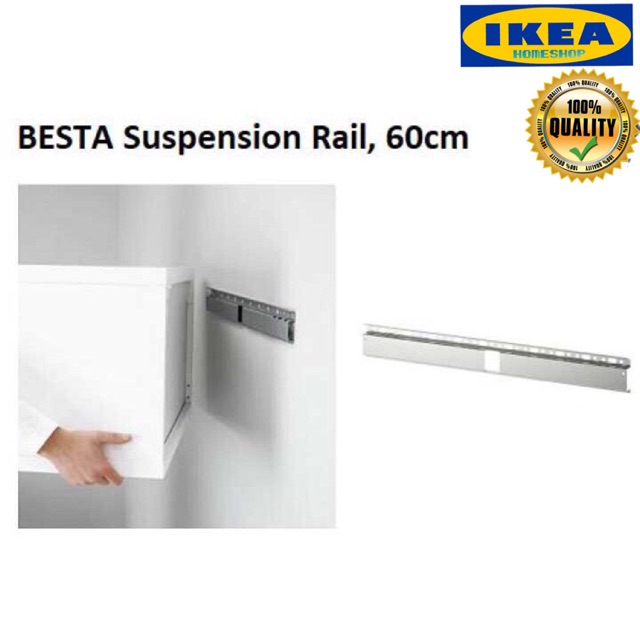 Ikea Besta Suspension Rail 60cm Shopee Malaysia
