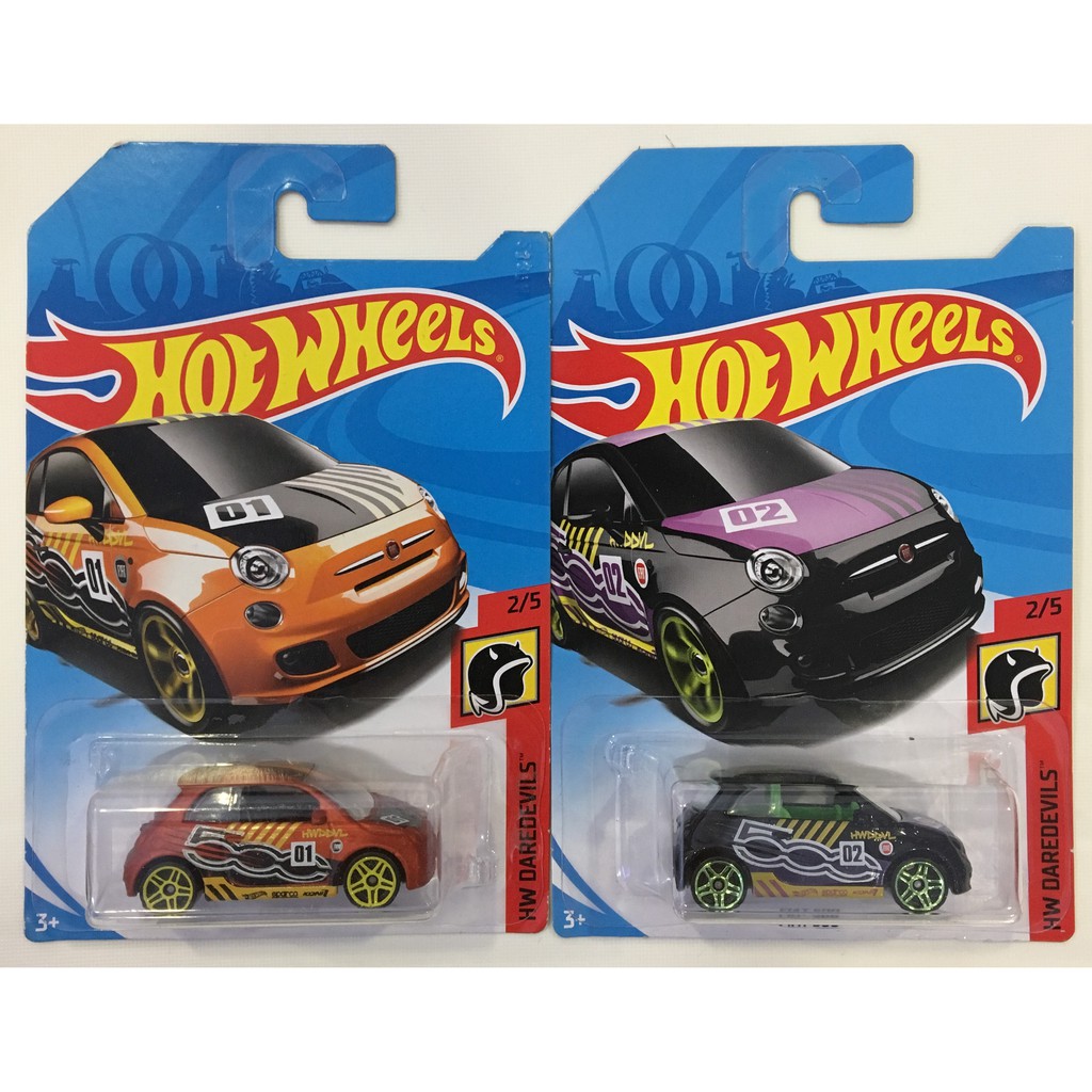 hot wheels fiat 500 daredevils