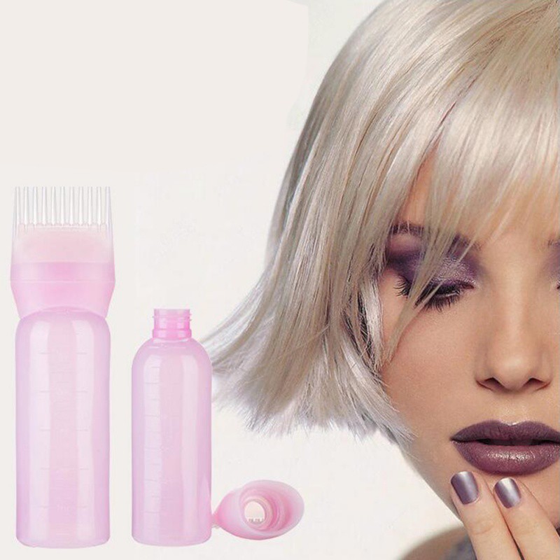 Root Comb Applicator Bottle Hair Dye Bottle With Combs Hair Color