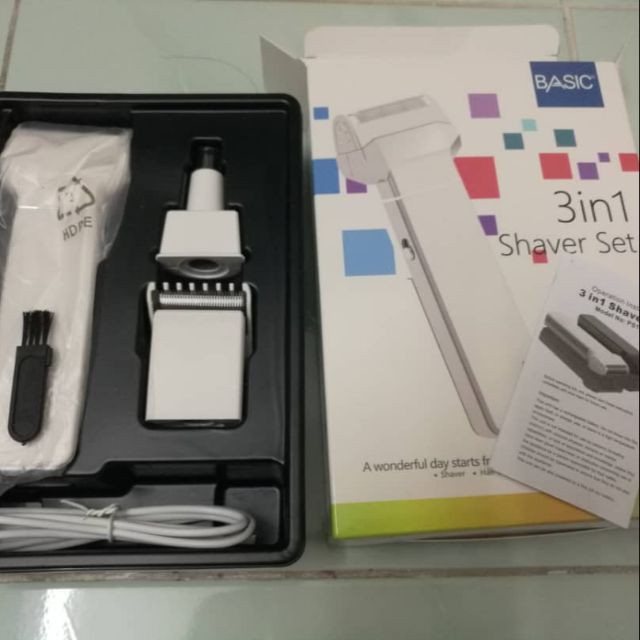 3 in 1 shaver set