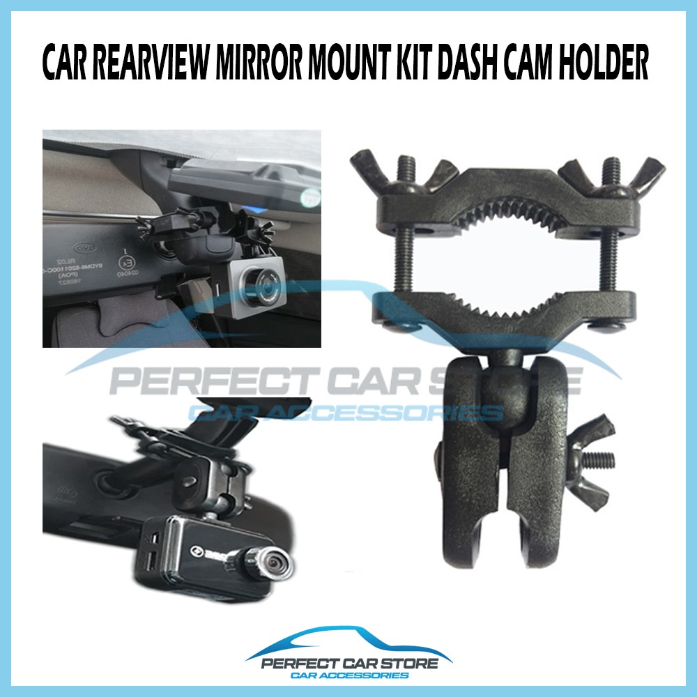 Car Rearview Mirror Mount Kit Dash Cam Holder | Shopee Malaysia