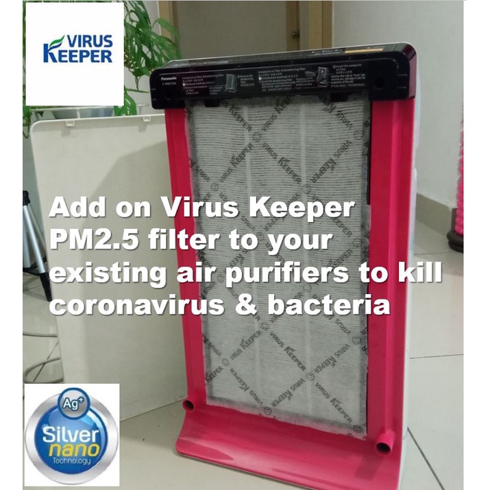 Virus Keeper Nano Silver Tech PM2.5 filter from Korea, for air purifier
