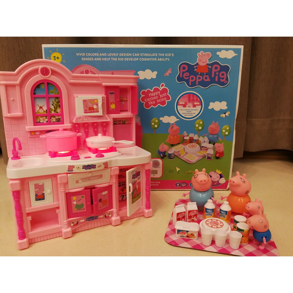 Peppa Pig Kitchen Set with Sound and Light | Shopee Malaysia
