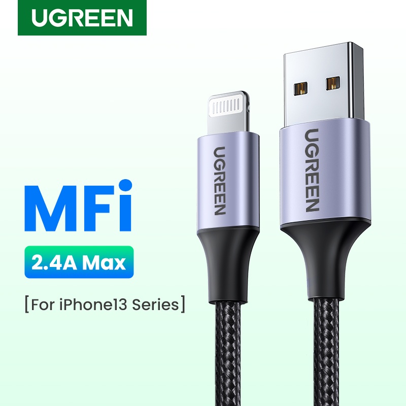 UGREEN MFi Lightning Cable compatible for iPhone 14 Fast Charging Cable |  Shopee Malaysia
