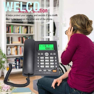 Welco Corded Desktop Telephone Caller ID Answering Machine ...