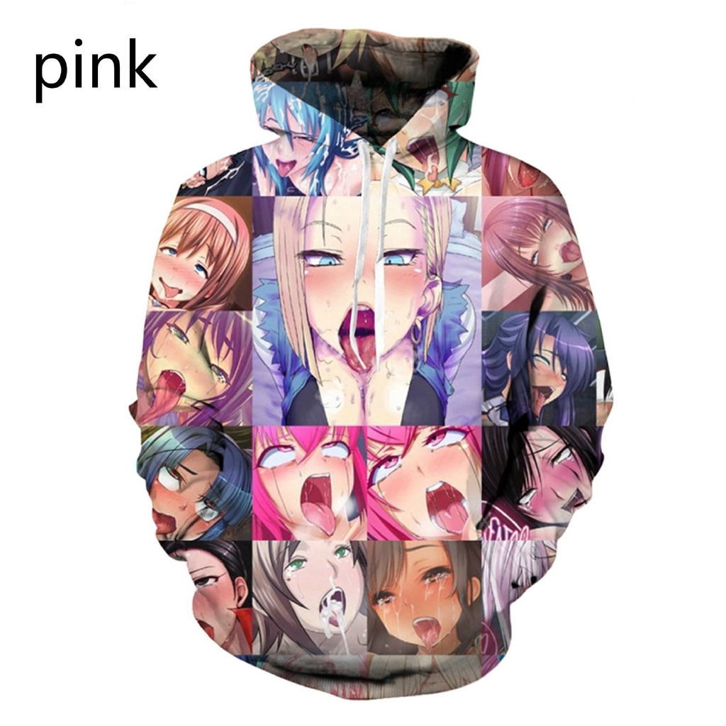 ahegao hoodie shopee