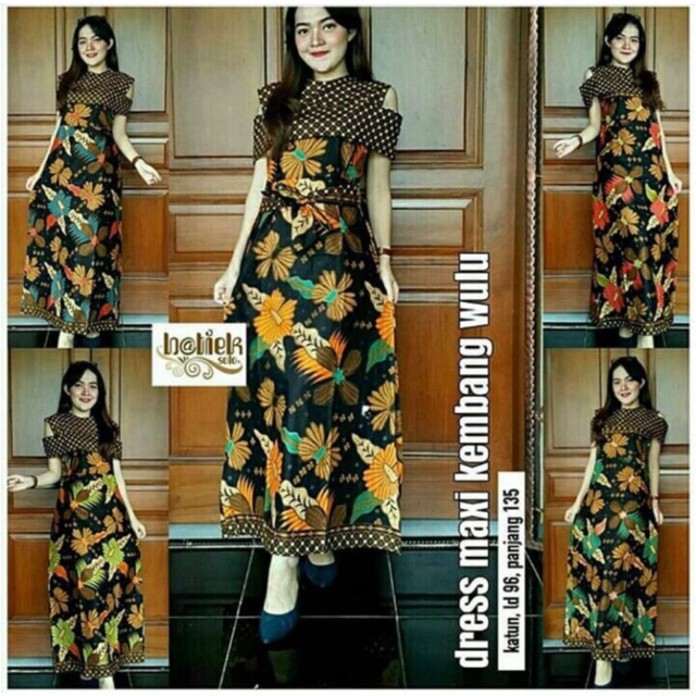 batik long dress