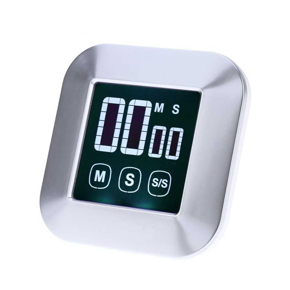 Touch Screen Timer Kitchen Baking Countdown Timer Multifunctional LCD