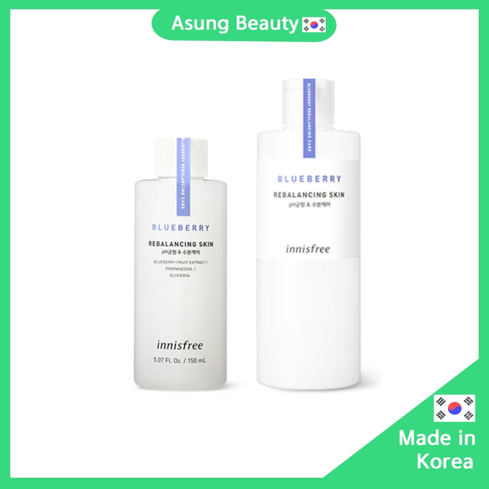 [INNISFREE] Blueberry Rebalancing Skin (150ml/300ml) Shopee Malaysia