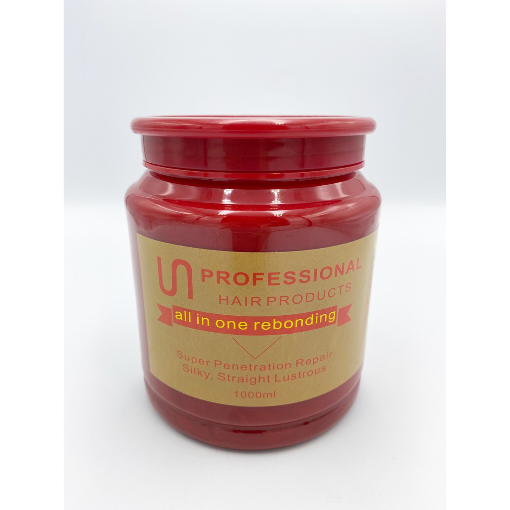 UN All in One 1 Step Professional Hair Straightening Rebonding Cream