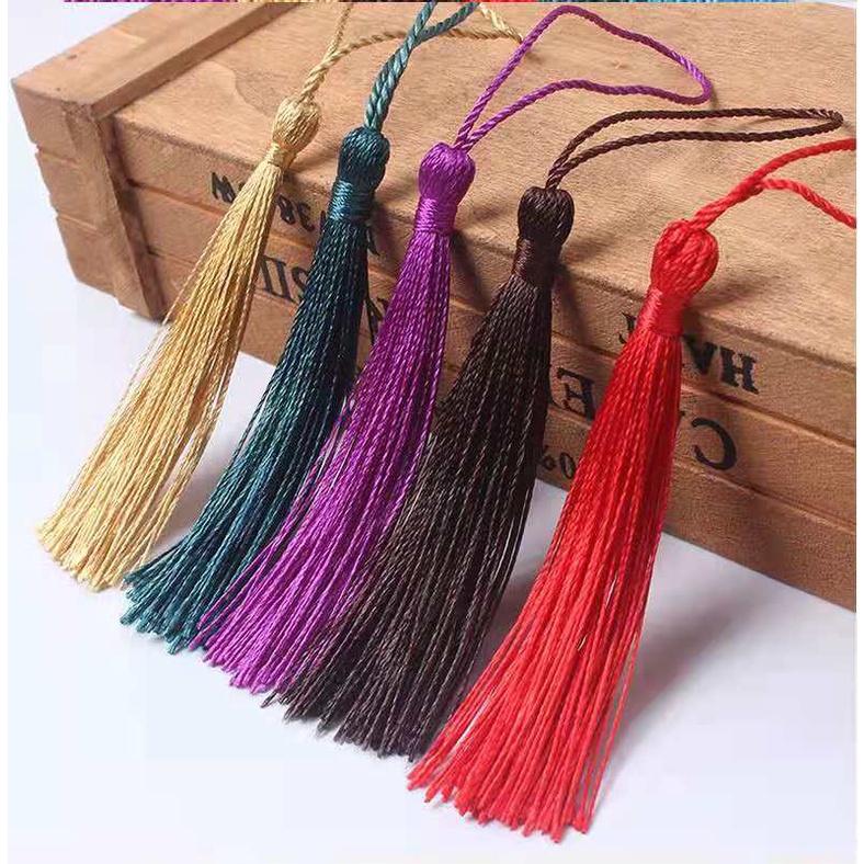 20pcs/lot Tassel Chinese Knot Pendant Ornament Bookmarks Pendants Antiquity Plackets Ornaments Decoration Clothing Accessories Spikes Fan