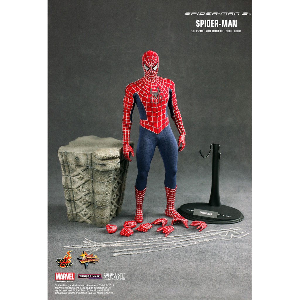 Hot Toys MMS 143 Spiderman Spider-Man 3 12 inch Action Figure | Shopee  Malaysia