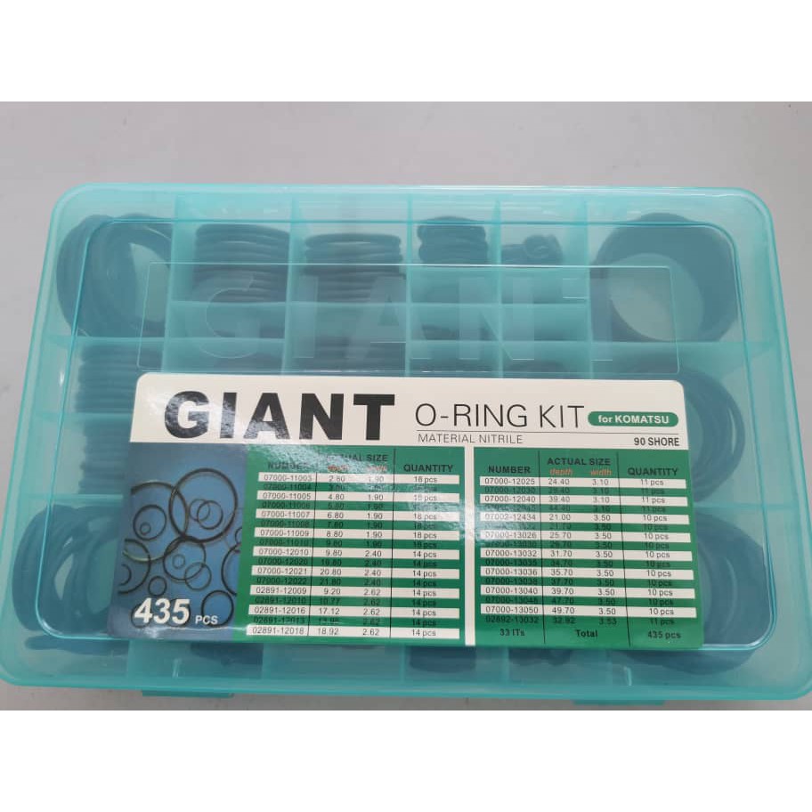 KOMATSU EXCAVATOR GIANT ORING KIT Shopee Malaysia