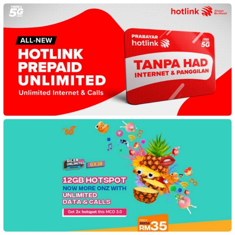 Buy U Mobile Hotlink Prepaid Unlimited Data And Call 3mbps Speed Cap Buy Data Package Free Simcard Seetracker Malaysia