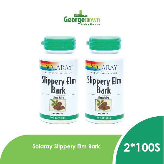 Solaray Slippery Elm Bark 2x100s Shopee Malaysia 