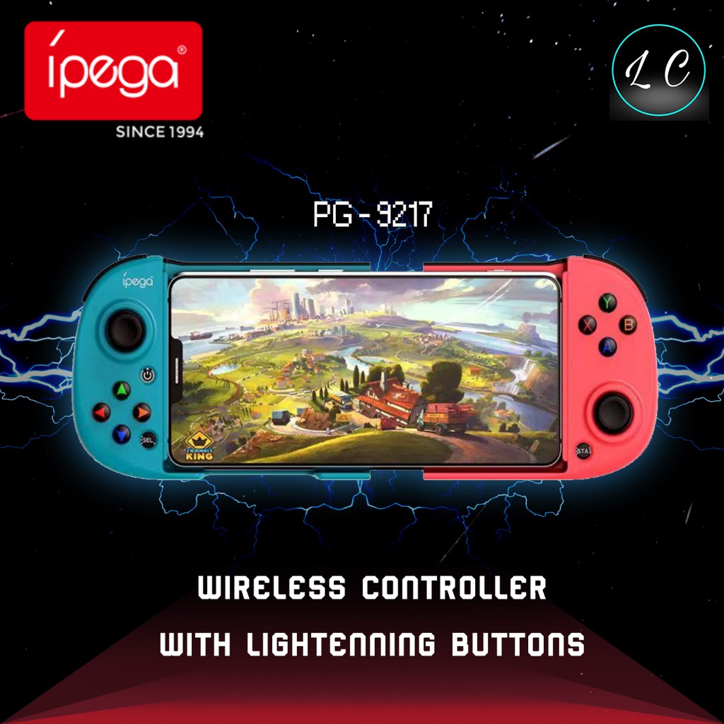 iPega PG-9217 Stretchable Wireless Game Controller for Smartphone Retractable Bluetooth Gamepad Game PUBG Controller