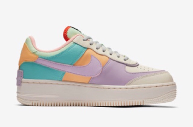 pastel colorful air force 1