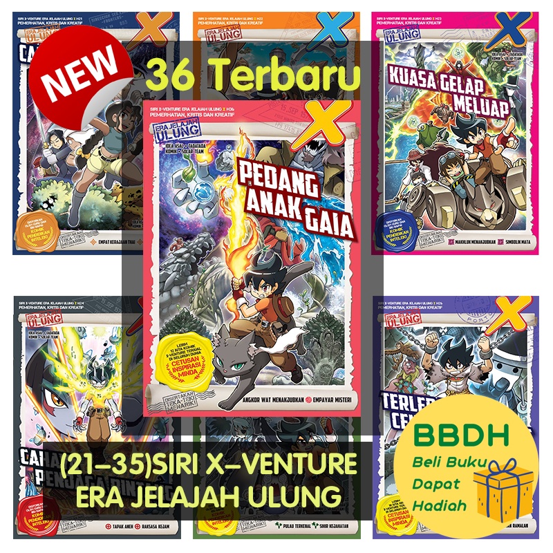 Buy Jombuku 21 36 Siri X Venture Era Jelajah Ulung Bbdh Seetracker Malaysia