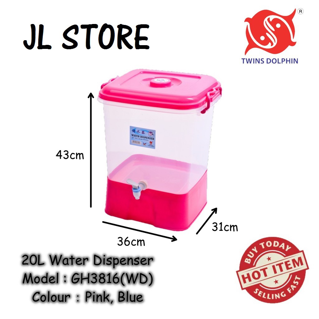 Twins Dolphin 20 Litres Base Water Dispenser / Water Container GH3816WD
