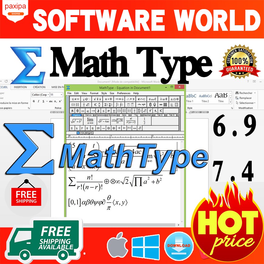 Mathtype 6.9 Free Download For Mac