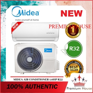 Midea R32 Non Inverter Air Conditioner 1hp Msxd 09crn8 1 0hp Msk4 09crn1 Air Conditioner Wall Mounted Shopee Malaysia