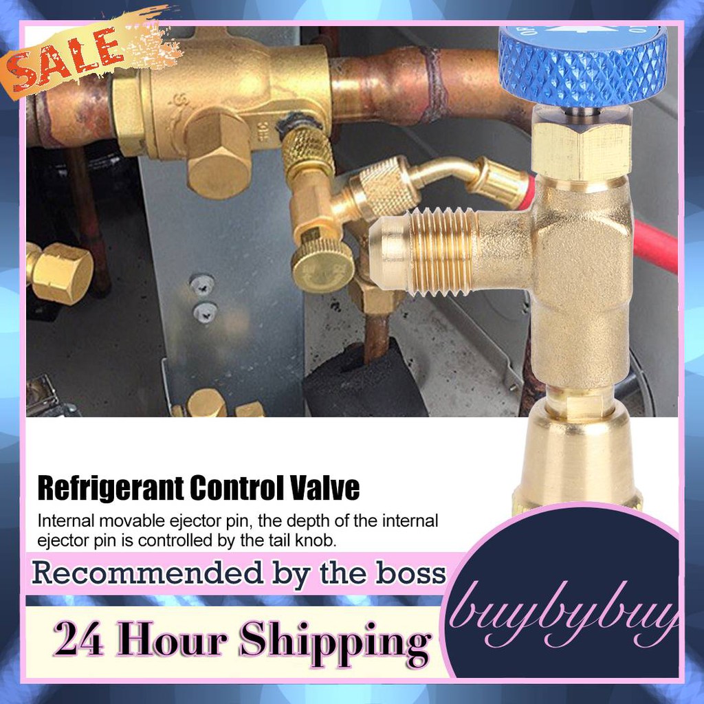 Buybybuy Universal refrigerant charge valve high pressure 