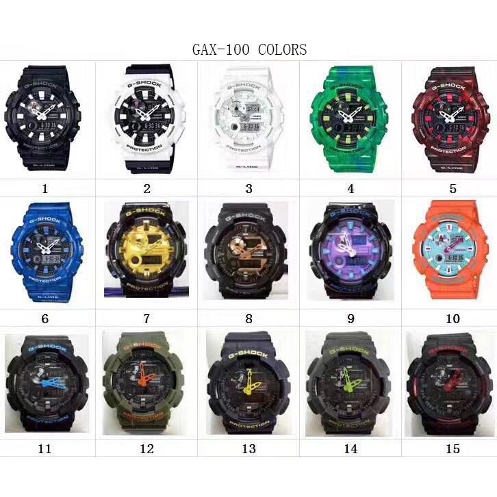 Ready Stock 100 Original Casio G Shock Gax 100 Watch For Men And Women Watches Shopee Malaysia