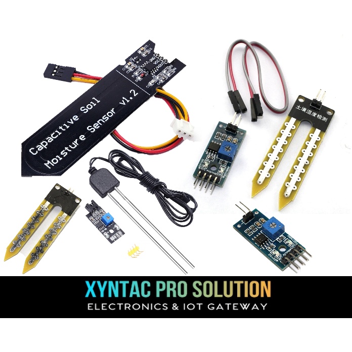 Soil Moisture Resistive Capacitive V1.2 Detection Humidity Sensor