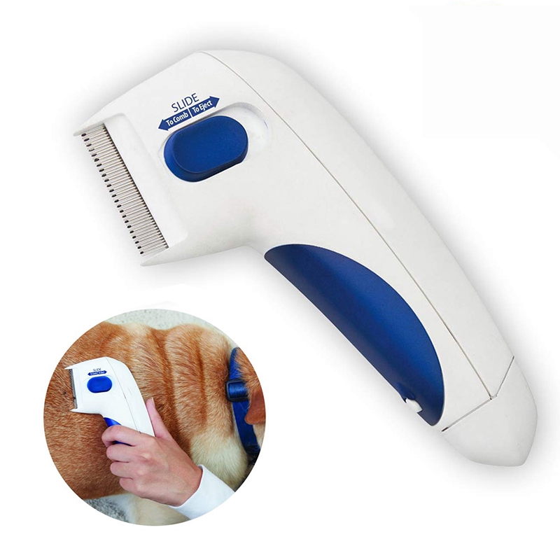 Sikat elektrik hapus kutu /Flea Doctor Comb Electric Dog Anti Flea Comb