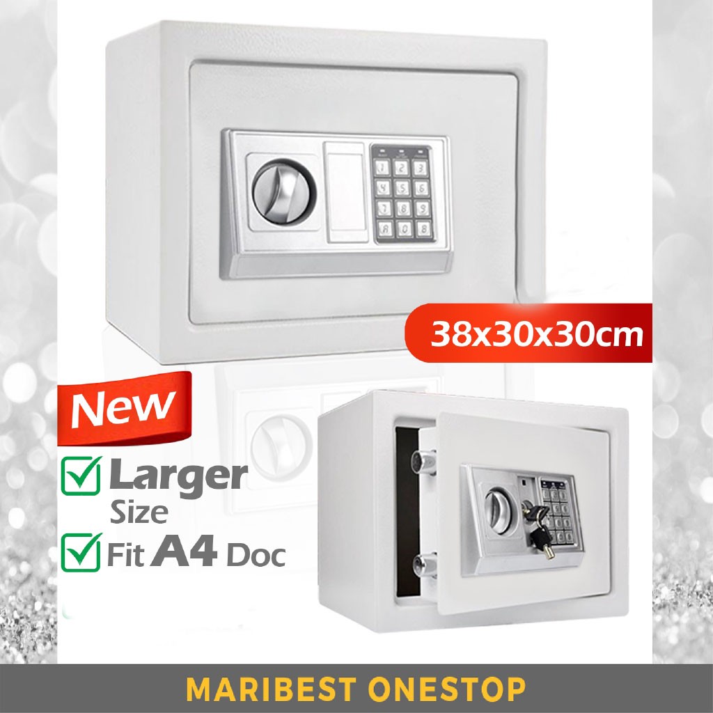 8.5KG Large 38cm Fit A4 Size Safety Box Safe Box Burglary Safe Box Anti