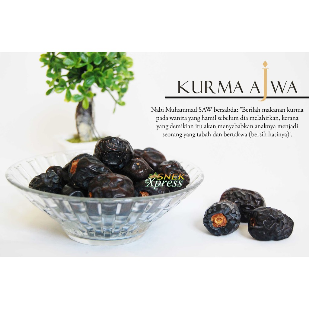 Kurma Ajwa Al Nakhil Madinah 500gr Kurma Nabi Shopee Malaysia