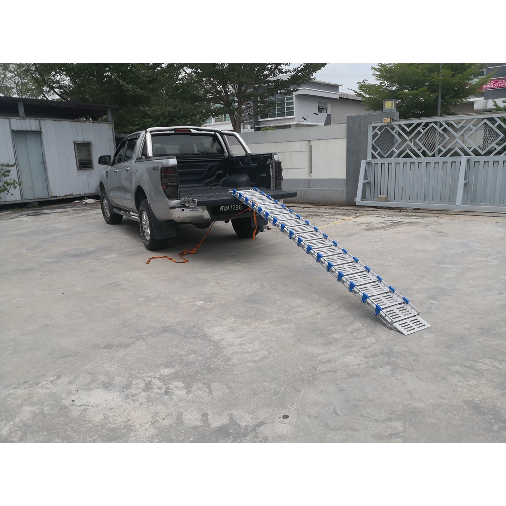 Motorcycle Rollable Ramp Aluminum 4X4 Heavy Duty Bike Ramp Tangga Motor ...