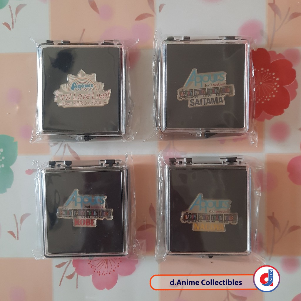 Official Aqours Memorial Pins Lovelive Sunshine Aqours First Second Lovelive Shopee Malaysia