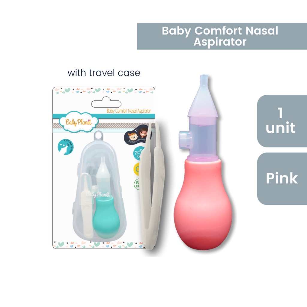 Baby Planet Baby Comfort Nasal Aspirator (With Travel Case) | Shopee ...