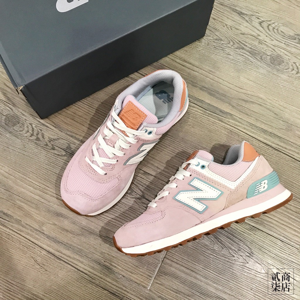 new balance 574 women pink
