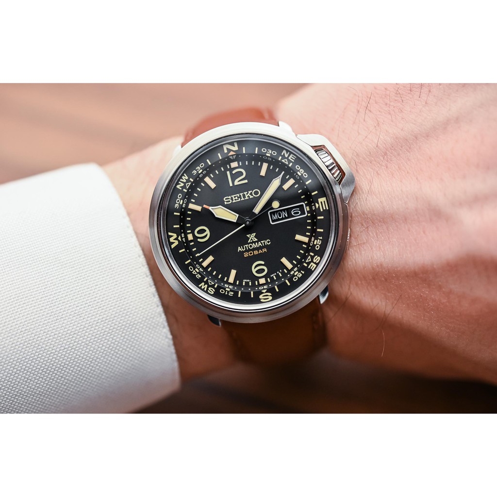 Seiko SRPD31J1 Prospex Automatic Field Compass Vintage Brown Leather Men's  Watch | Shopee Malaysia