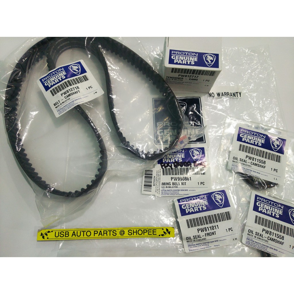 Proton Saga FLX Preve Exora Bold Iriz Timing Belt Kit Set ...