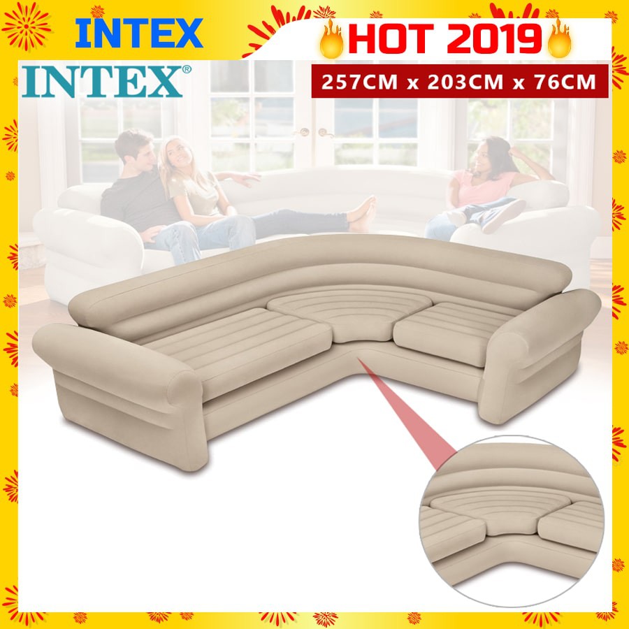 Надувной диван corner sofa intex 68575