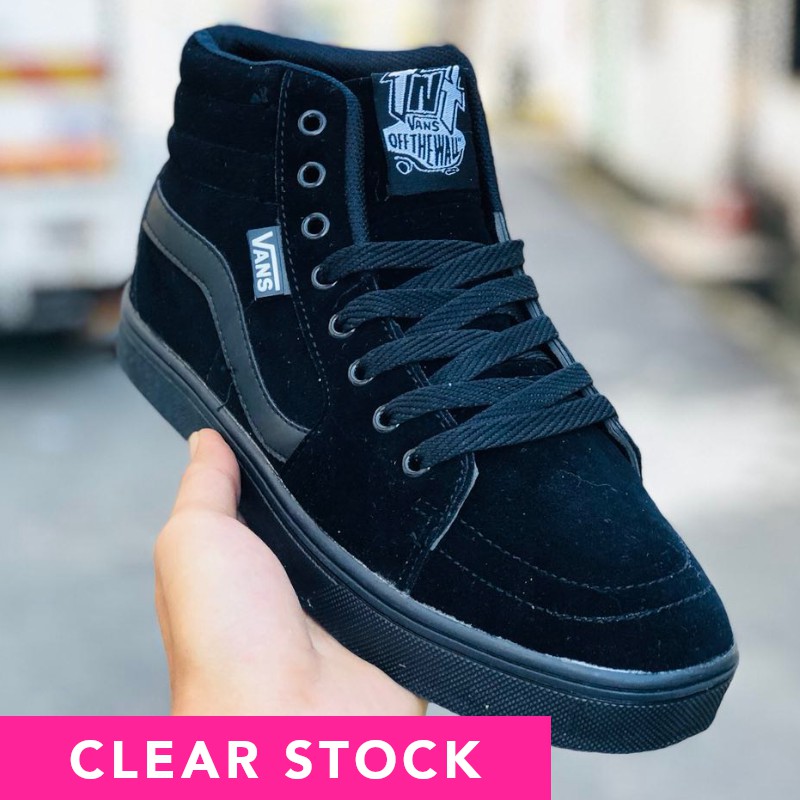 vans high cut blue