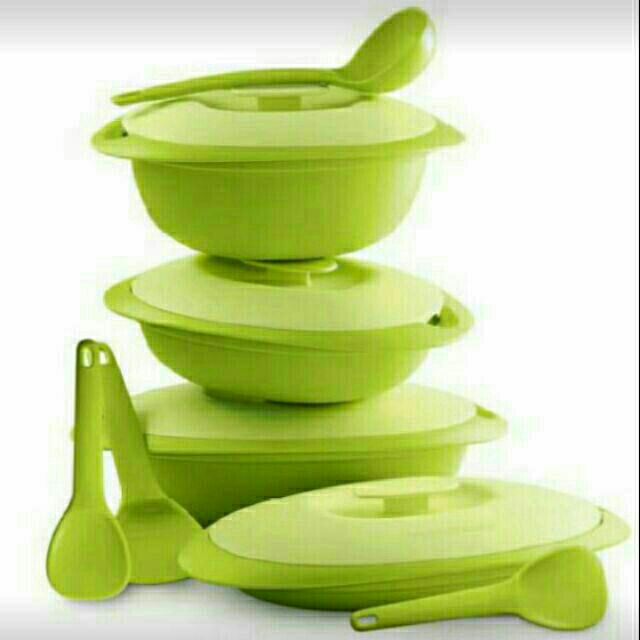 Tupperware blossom collection set (4pcs)