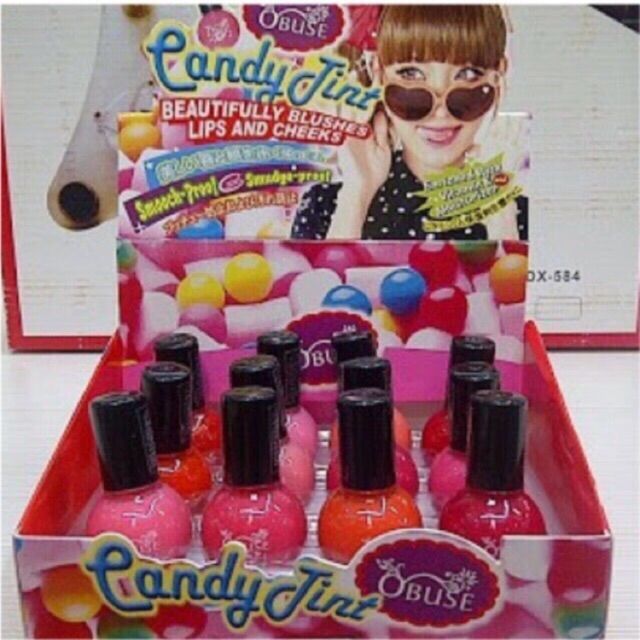 obuse candy lip tin 1box 12