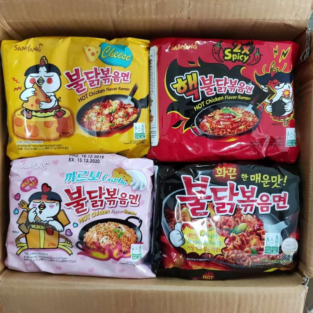 SAMYANG HALAL RAMEN ORI/EXTREME/CARBONARA/CHEESE LOOSE PACK | Shopee ...