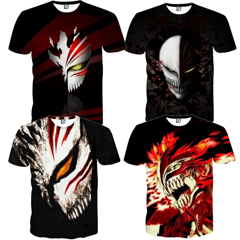 Anime Bleach T Shirt Men Cool Comics Shirts S-5XL Streetwear Mens Tee |  Shopee Malaysia