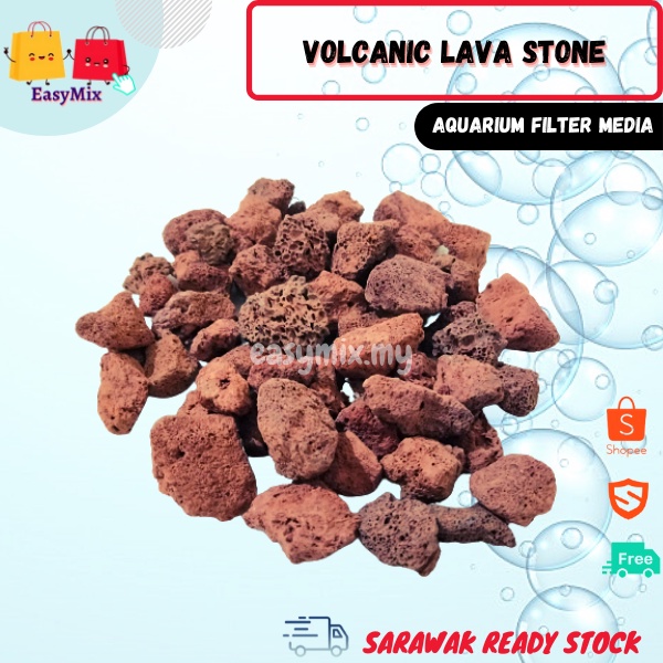 Volcanic Lava Stone Lava Rock/Volcano Rock Premium Garde Aquarium Bio Filter Media/Aqua plant