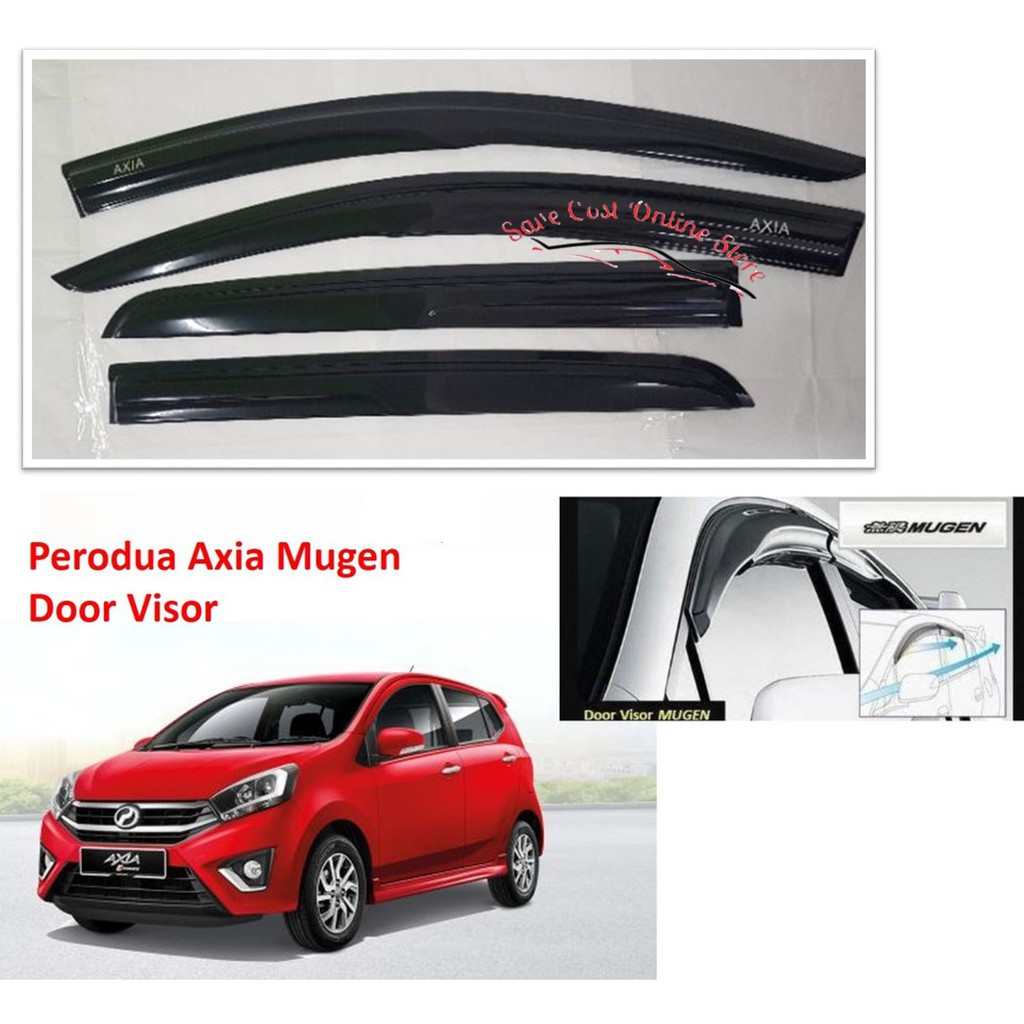 Perodua Axia Mugen Door Visor 8cm | Shopee Malaysia