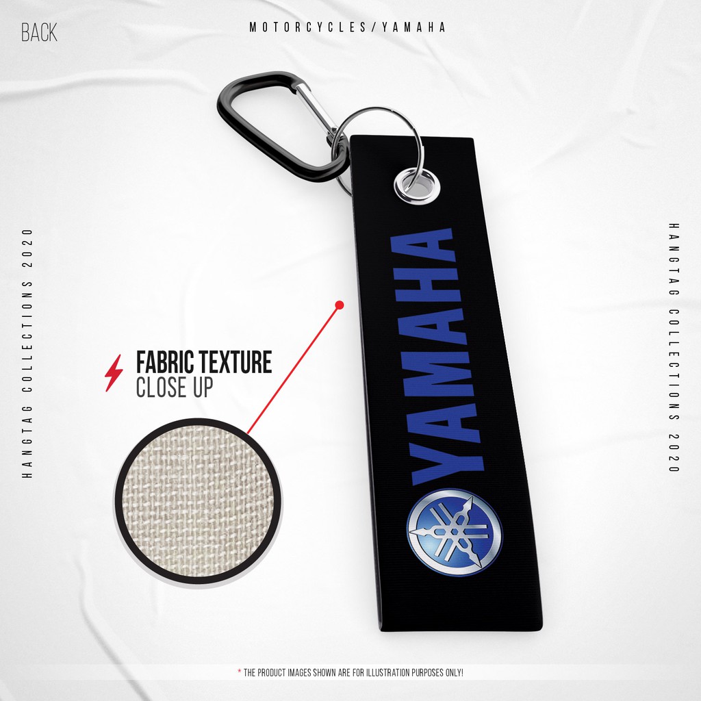 yamaha fabric keychain